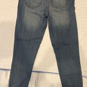 Stylish Celebrity Pink Blue Skinny Jeans for Women